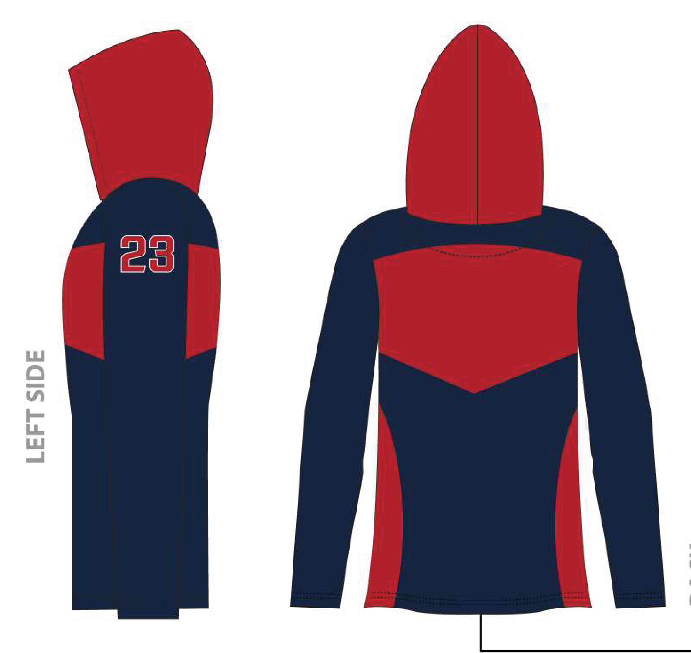 HOLIDAY PRE ORDER KPW HOODED 1/4 ZIP