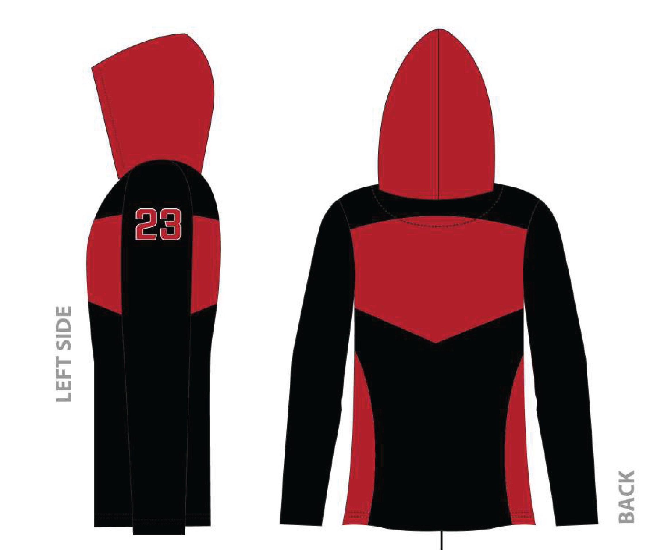 HOLIDAY PRE ORDER TCS SAINTS HOODED 1/4 ZIP