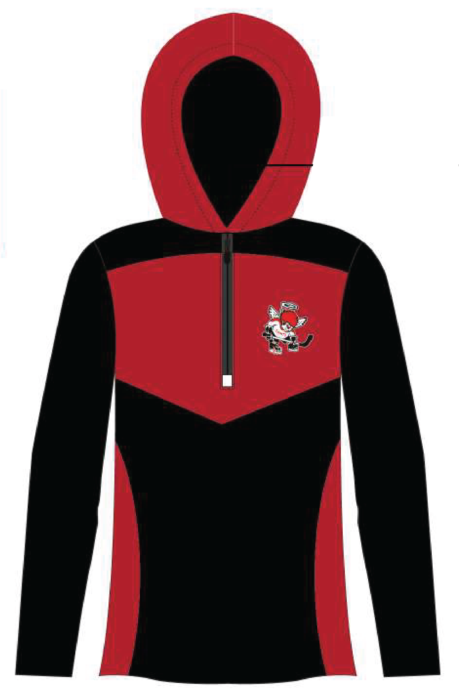 HOLIDAY PRE ORDER TCS SAINTS HOODED 1/4 ZIP