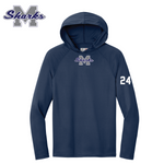 MM SHARKS A4 HOODED LONG SLEEVE