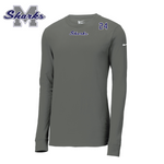 MM SHARKS NIKE Dri-Fit LS TEE