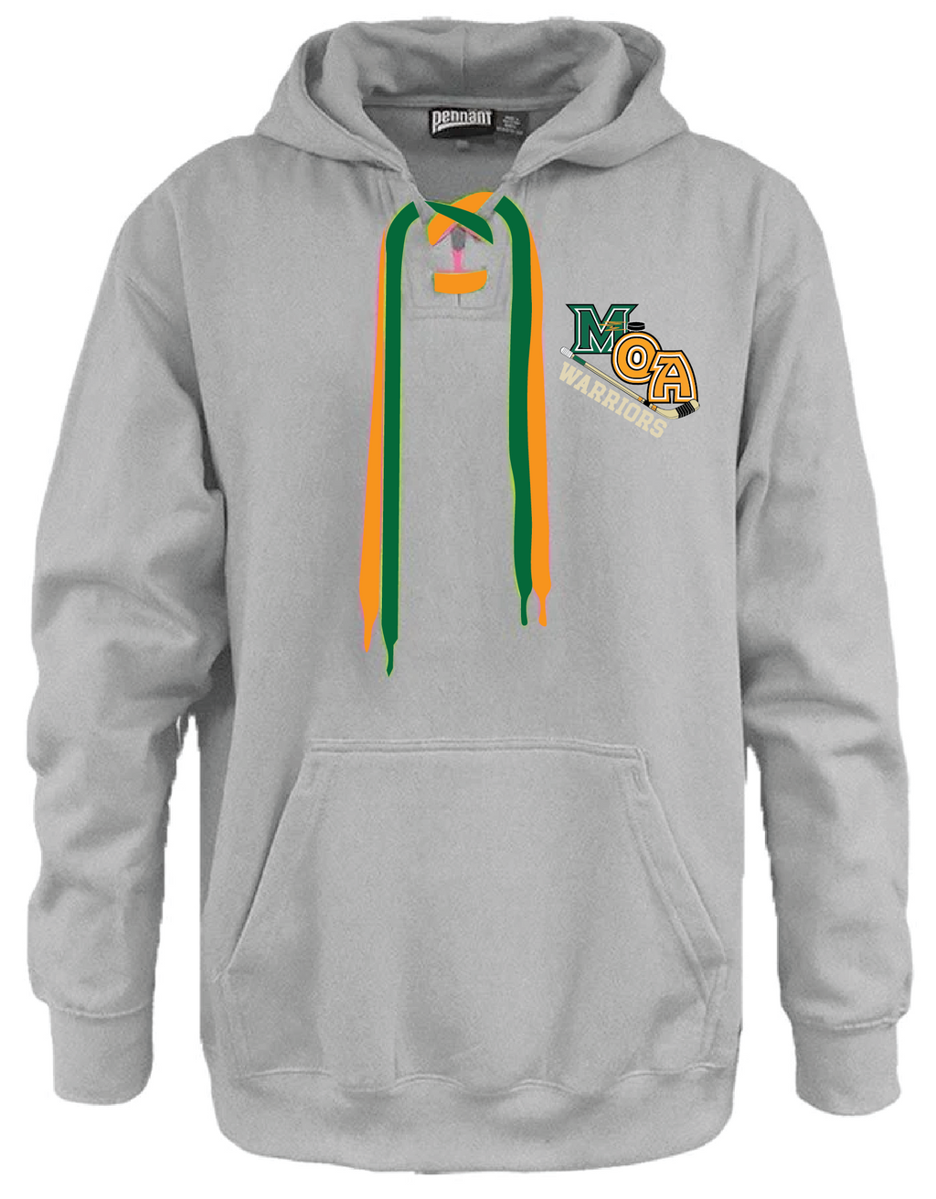 MOA PENNANT FACEOFF LACE UP HOODIE